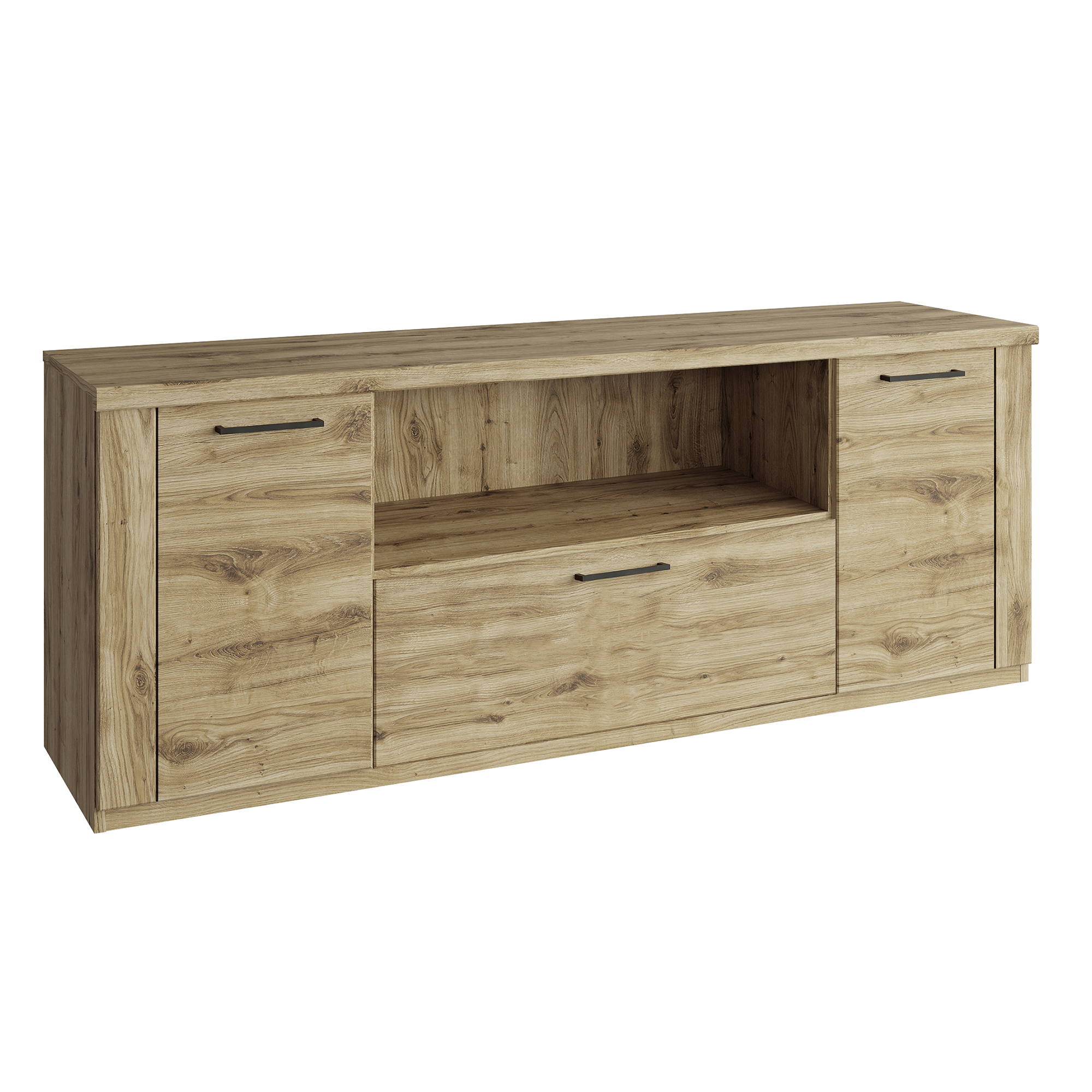 dorsi-2d1s-180-min TV asztal 2D1S/180, navarra tölgy, DORSI - 1. kép