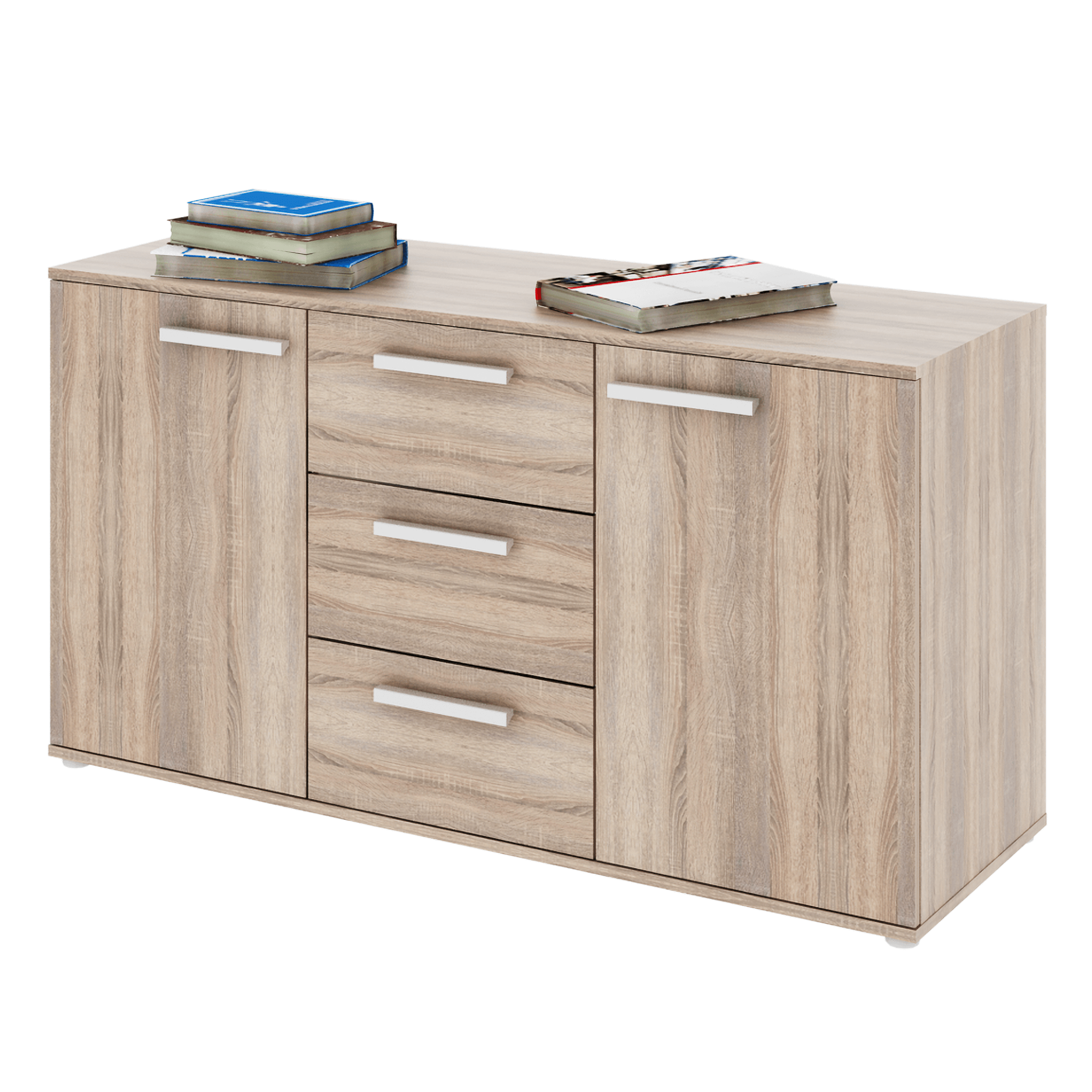dunaj-11-2000px Komód, DTD laminált, tölgy sonoma, DUNAJ TYP11 - 1. kép