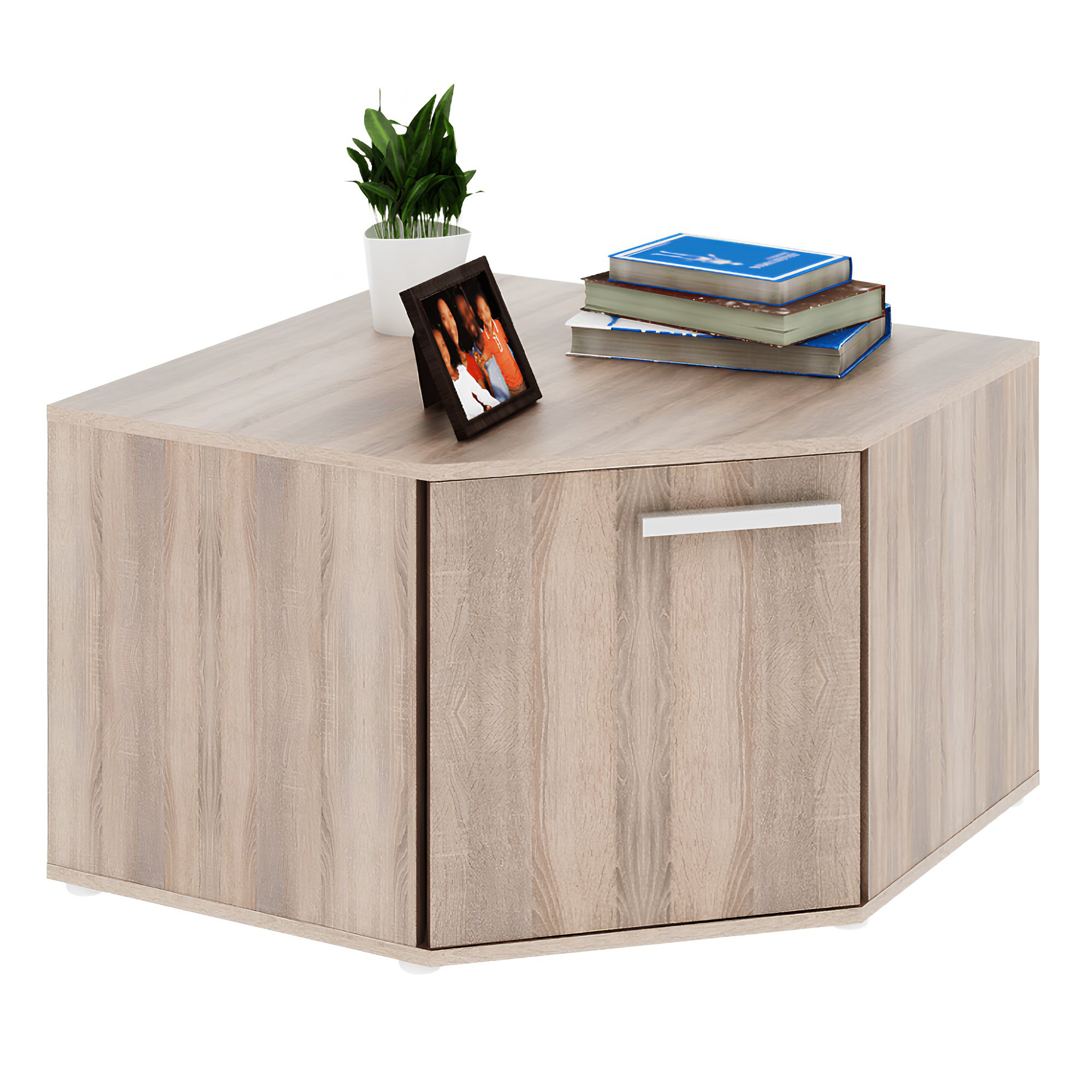 dunaj-14-2000px Szekrény, DTD laminált, tölgy sonoma, DUNAJ TYP14 - 1. kép