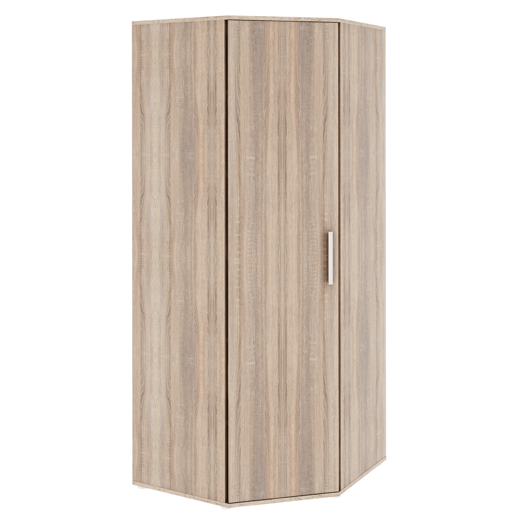 dunaj-15-2000px Sarokszekrény, DTD laminált, tölgy sonoma, DUNAJ TYP15 - 1. kép