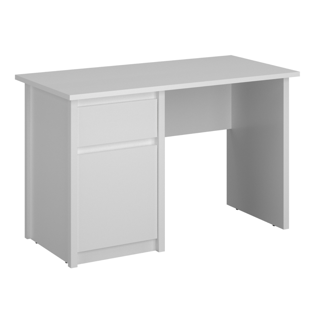 erodin-1d1s-120-pc-stol-hlavna Számítógépasztal 1D1S/120, fehér, ERODIN - 1. kép