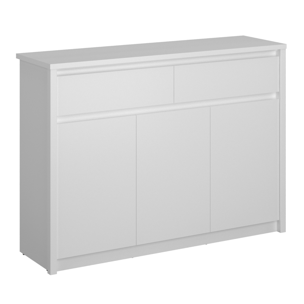 erodin-3d2s-komoda-hlavna Komód 3D2S, fehér, ERODIN - 1. kép