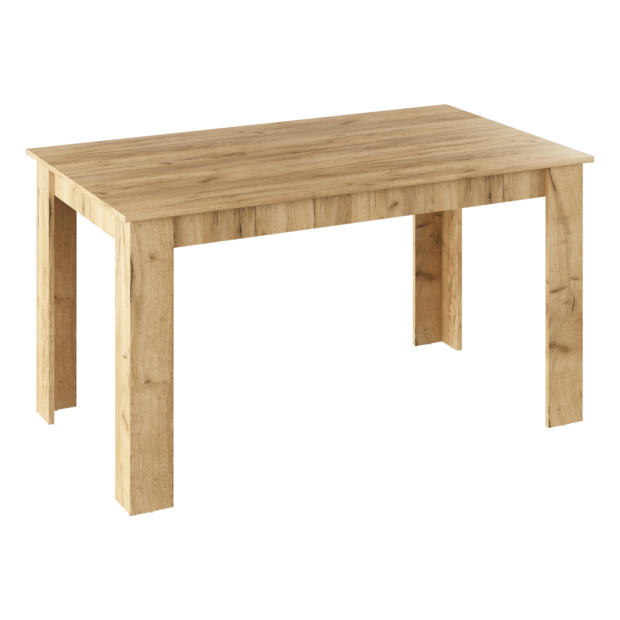 general-art-01-min Étkezőasztal, artisan tölgy, 140x80 cm, GENERAL NEW - 1. kép