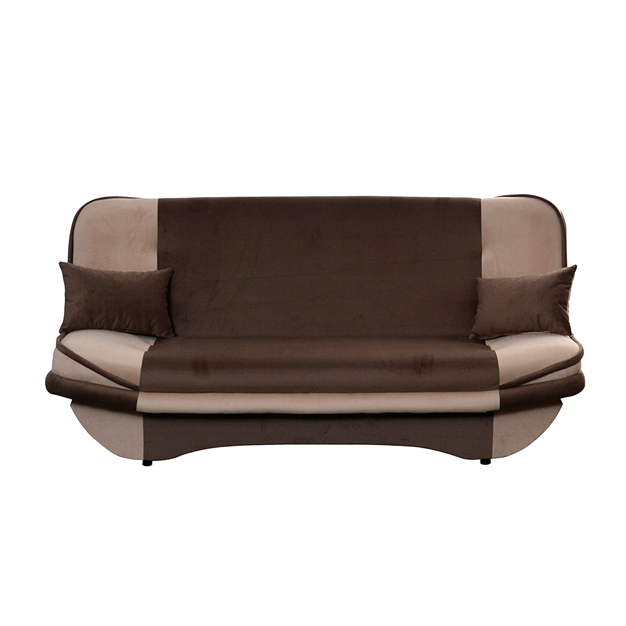 guru-pohovka-01-1 Kinyitható kanapé, szürkésbarna Taupe/barna, GURU - 1. kép