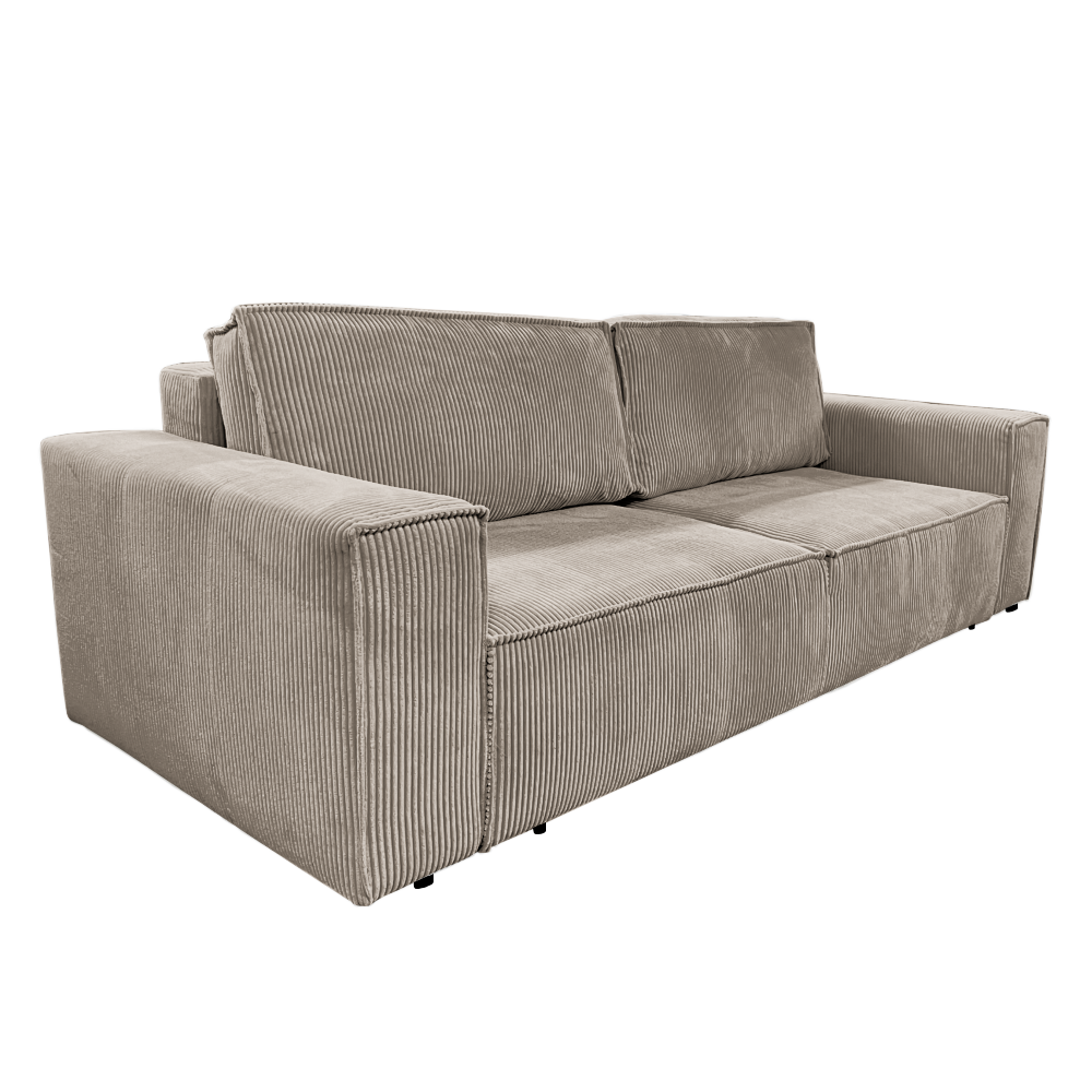 harper-bezova-01 Kihúzható heverő, szürkésbézs Taupe, HARPERA BIG SOFA - 1. kép