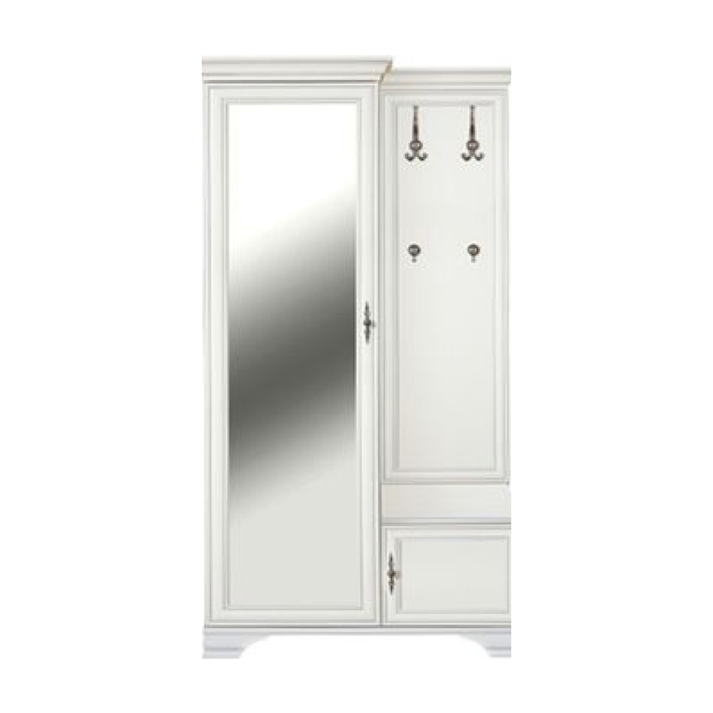 kentak-predsien-110-l-hl Előszobai szett, alpesi fehér, balos, KENTAK PPK110L - 1. kép