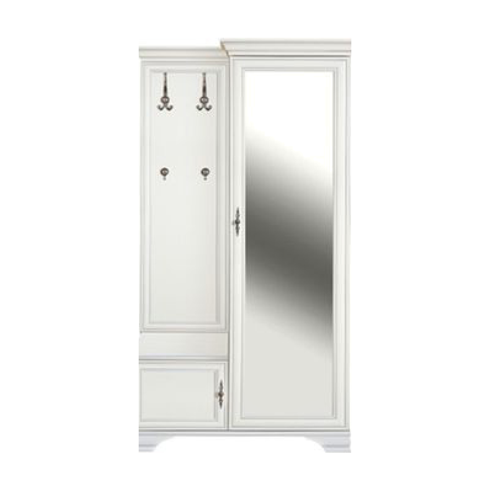 kentak-predsien-110-p-hl Előszobai szett, alpesi fehér, jobbos, KENTAK PPK110P - 1. kép