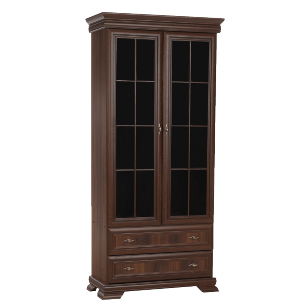 krw2-samo-hneda-kora-skrina-hlavna vitrines szekrény KRW 2, samoa king, KORA - 1. kép