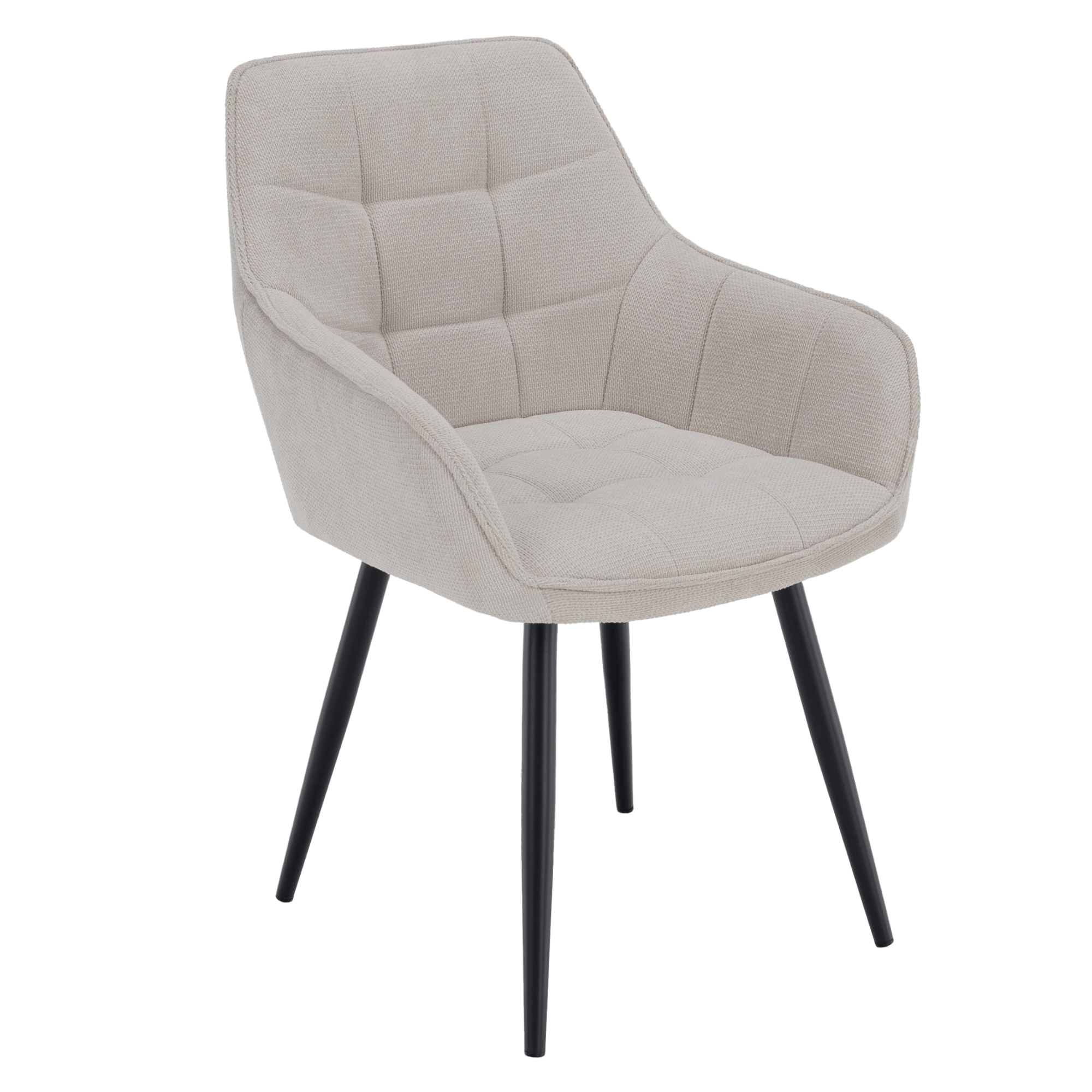marken-stolicka-bezova-01 Design fotel, bézs/fekete, MARKEN - 1. kép