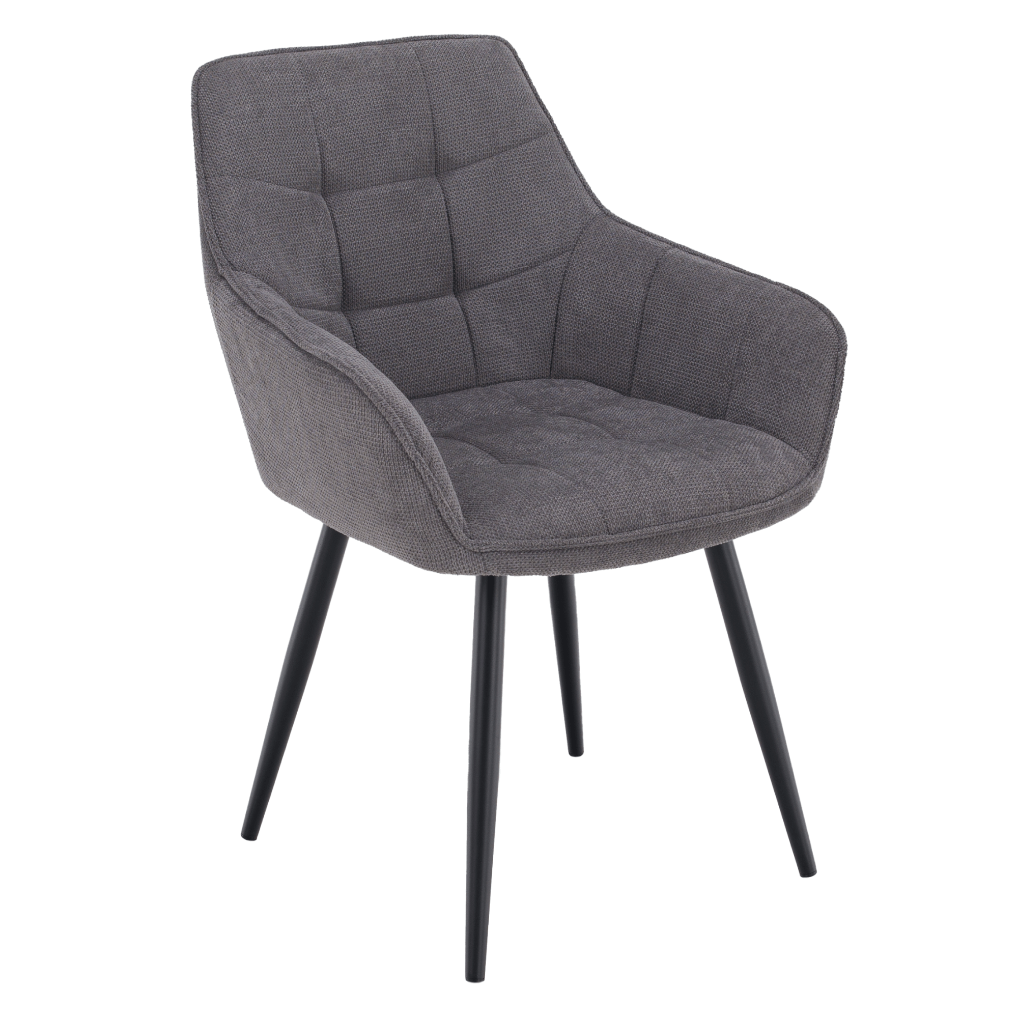 marken-stolicka-siva-01 Design fotel, szürke/fekete, MARKEN - 1. kép