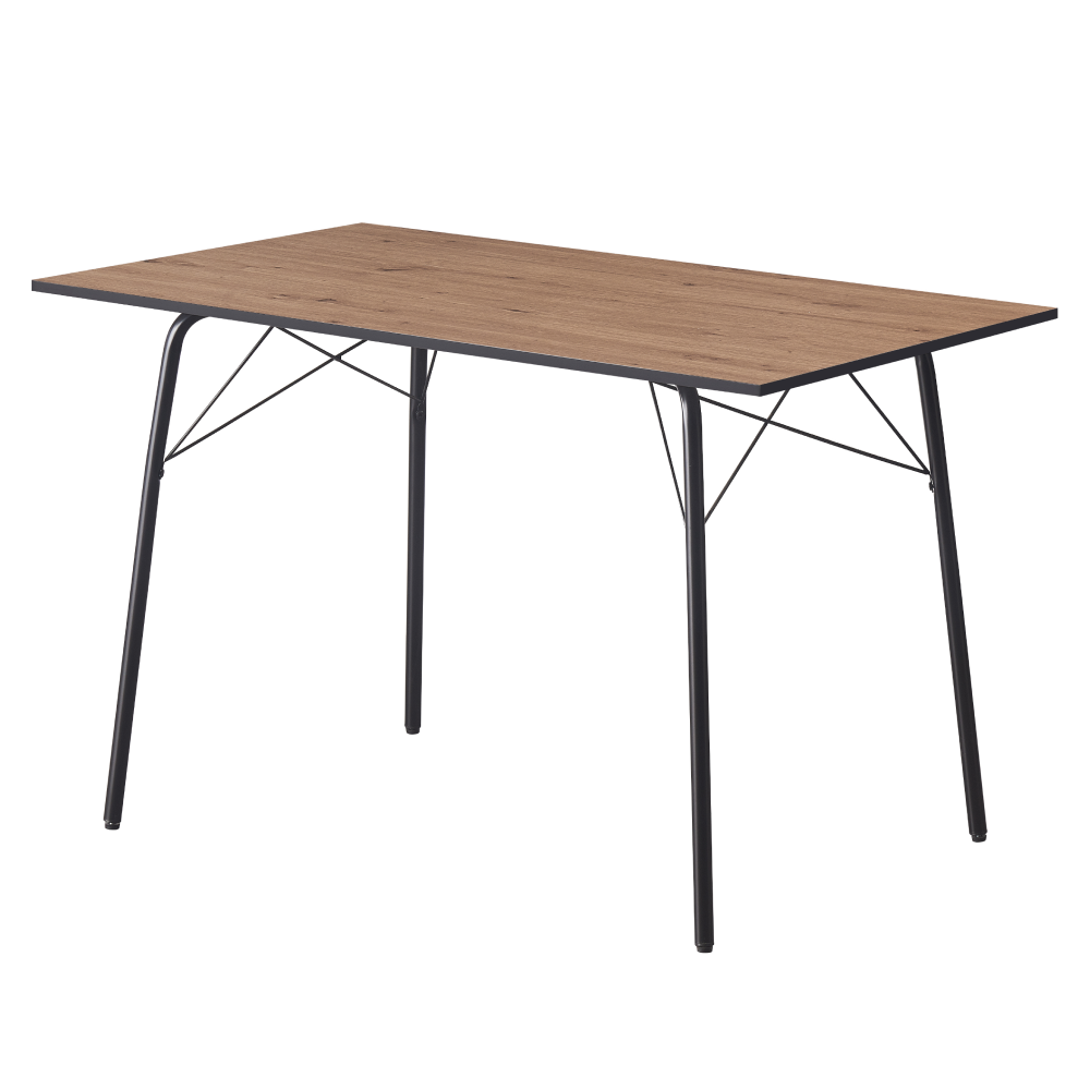 nalak-typ-2-artisan-01 Étkezőasztal, artisan tölgy/fekete, 120x75x75 cm, NALAK TYP 2 - 1. kép