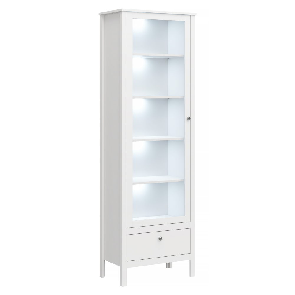 olje-vitrina-b-1w1s-biela-op Vitrin 1W1S, fehér, OLJE - 1. kép