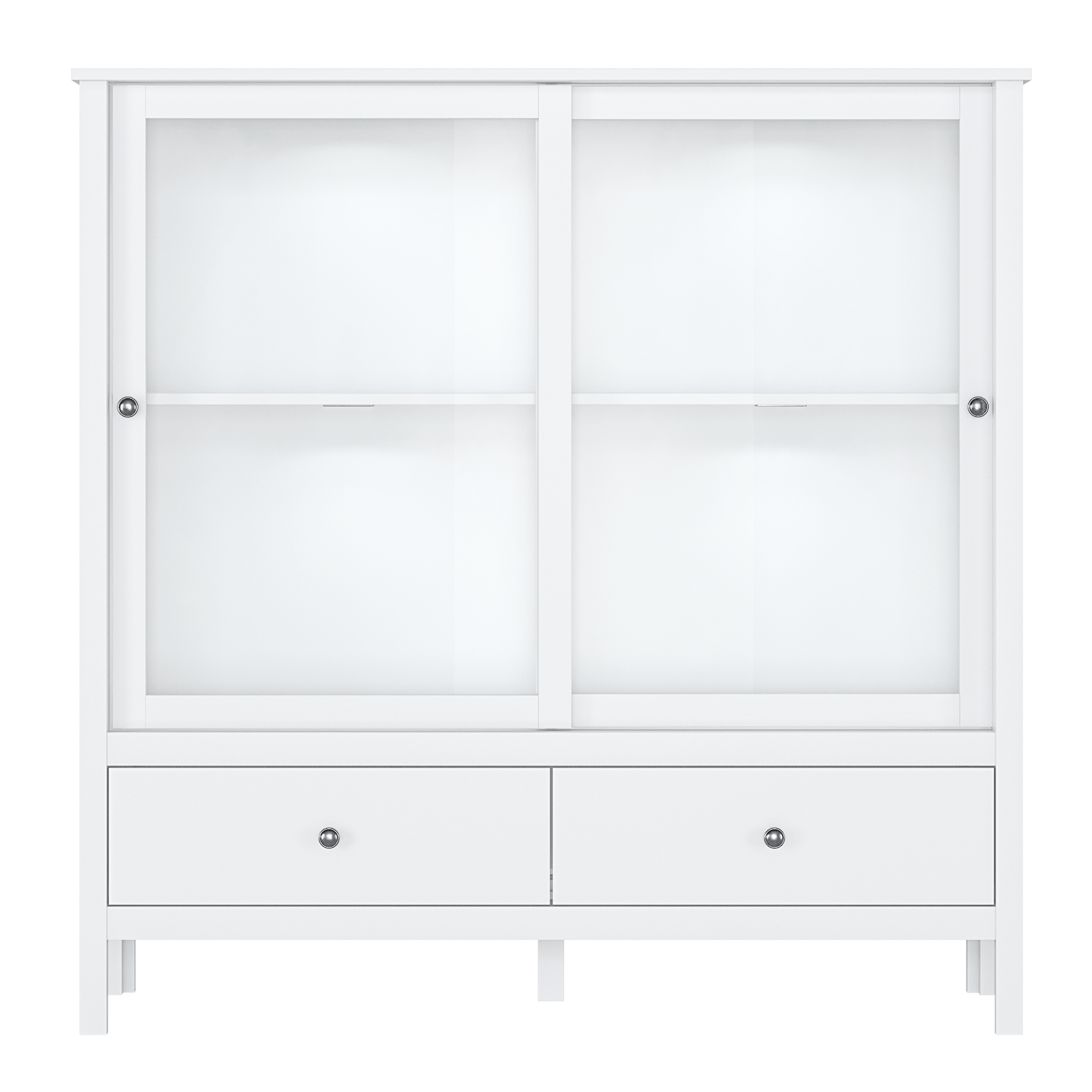olje-vitrina-nizka-2w2s-min Alacsony vitrin 2W2S, fehér, OLJE - 1. kép