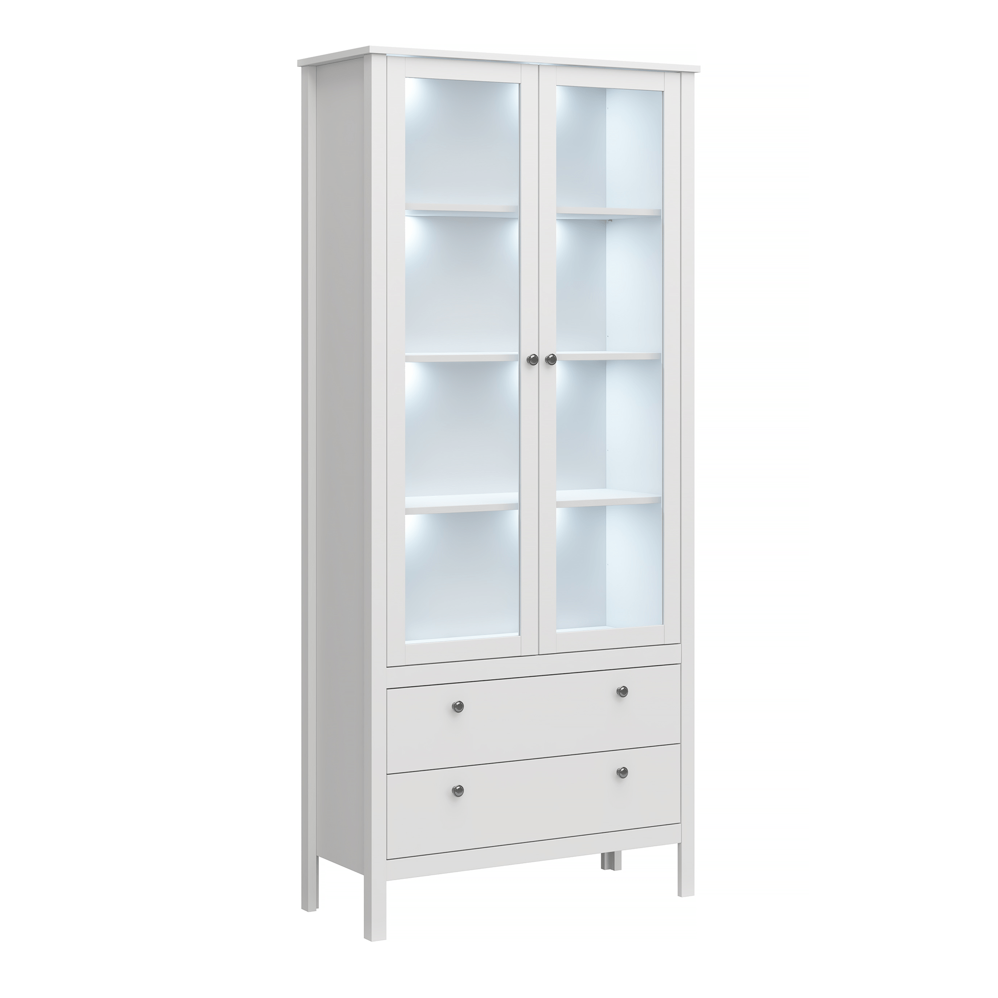 olje-vitrina-vysoka-2w2s-min Vitrin 2W2S, fehér, OLJE - 1. kép
