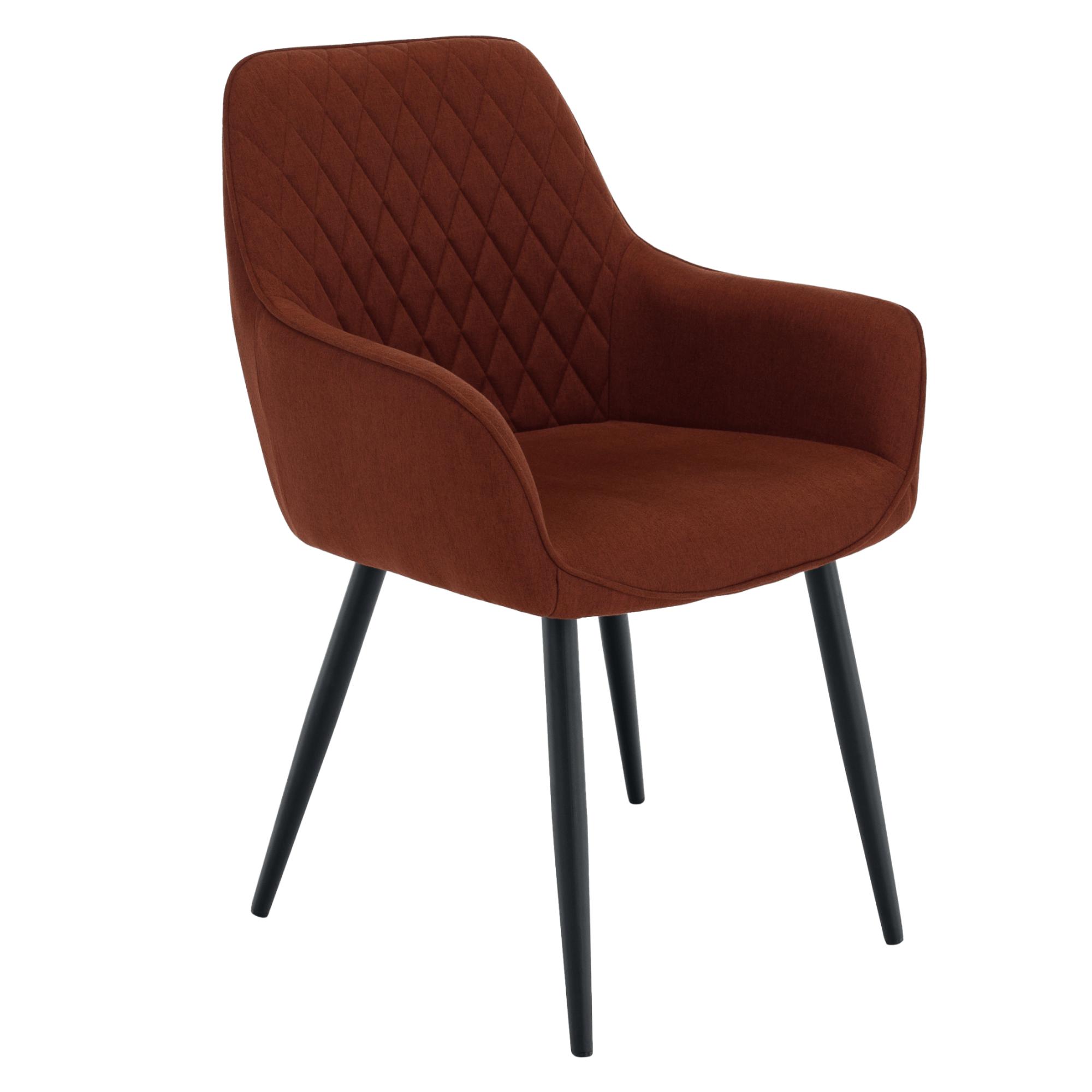 oskor-kreslo-hneda-01 Design fotel, barna/fekete, OSKOR - 1. kép