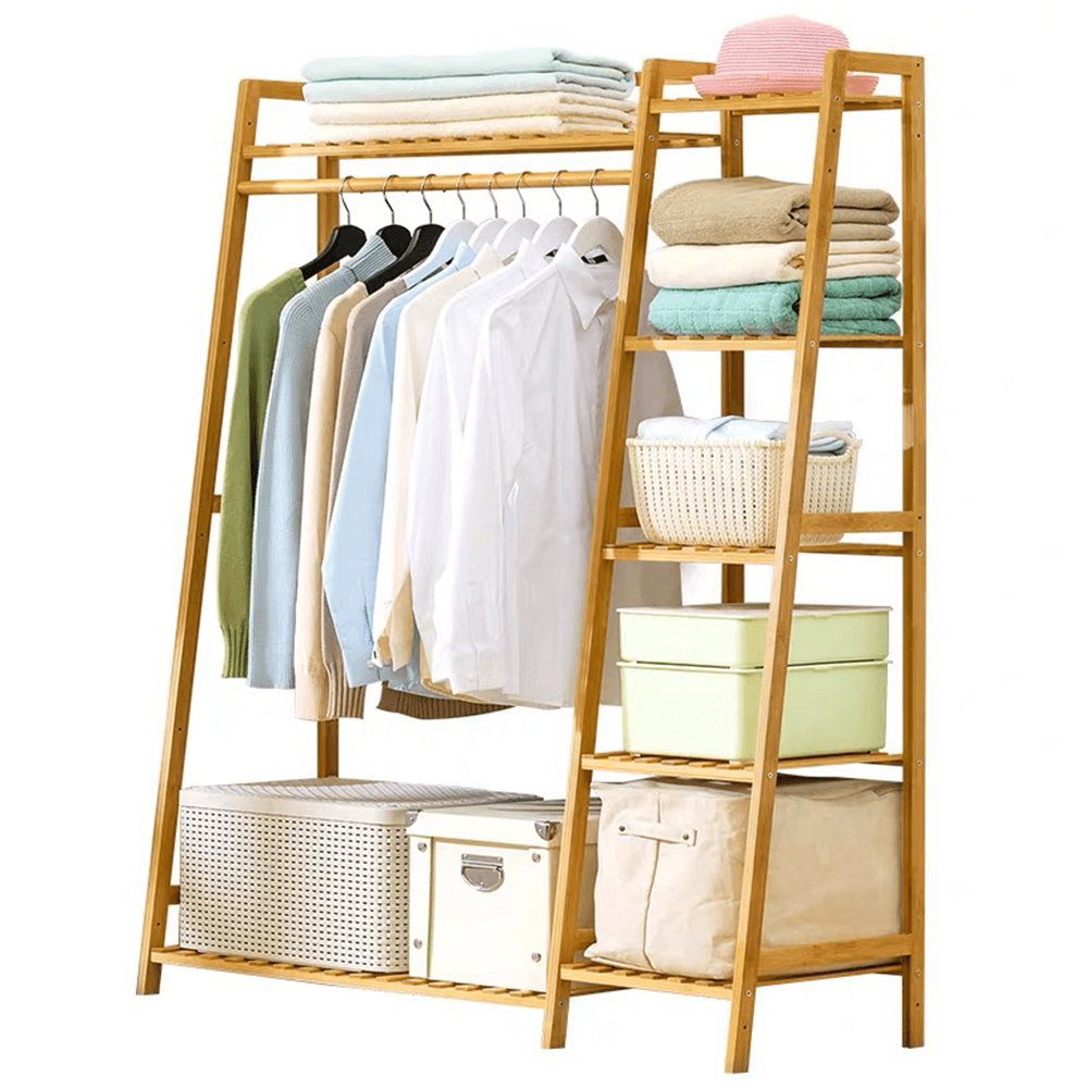 prakticky-organizer-bamboo-vinet-01 Szekrényrendező, natúr, VINET - 1. kép