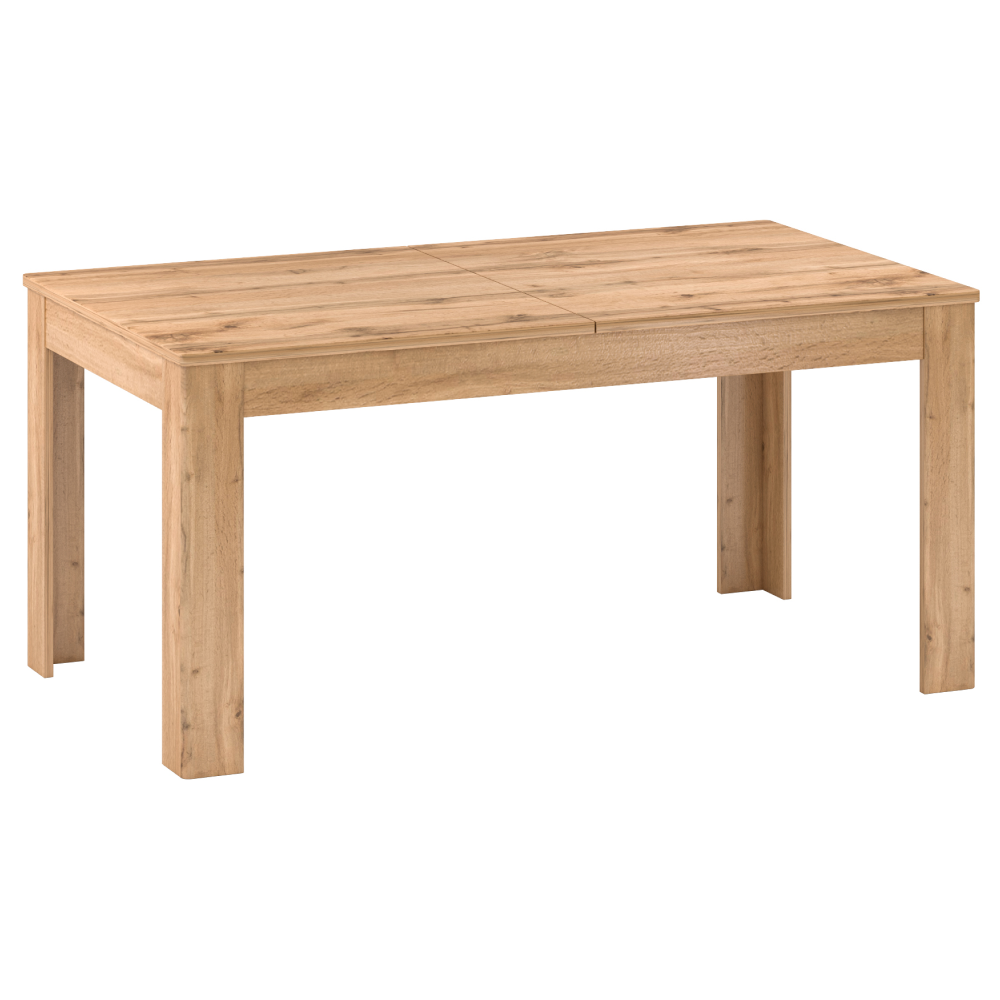 pusan-jedal-stol-kvl-hl-s Széthúzható étkezőasztal, appalachian tölgy, 160-200x90 cm, PUSAN S - 1. kép