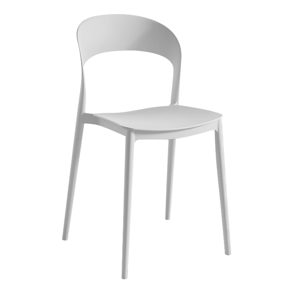 radana-stolicka-biela-plast-01 Rakásolható szék, fehér, RADANA NEW - 1. kép