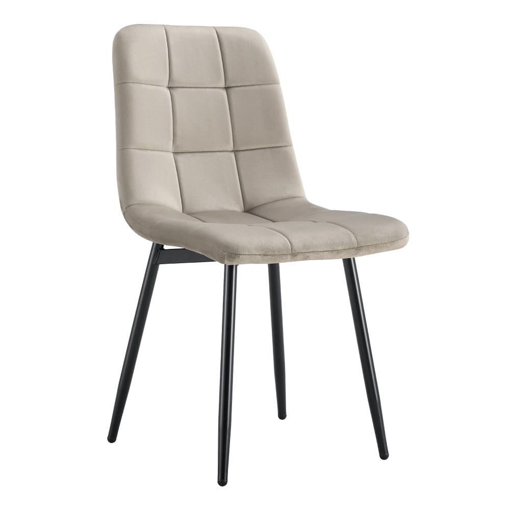 ramita-typ-3-stolicka-taupe-1 Szék, szürkésbarna Taupe Velvet szövet/fekete, RAMITA TYP 3 - 1. kép