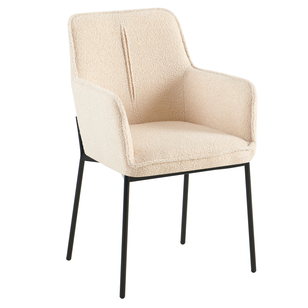remond-kreslo-01 Design fotel, bézs/fekete, REMOND - 1. kép