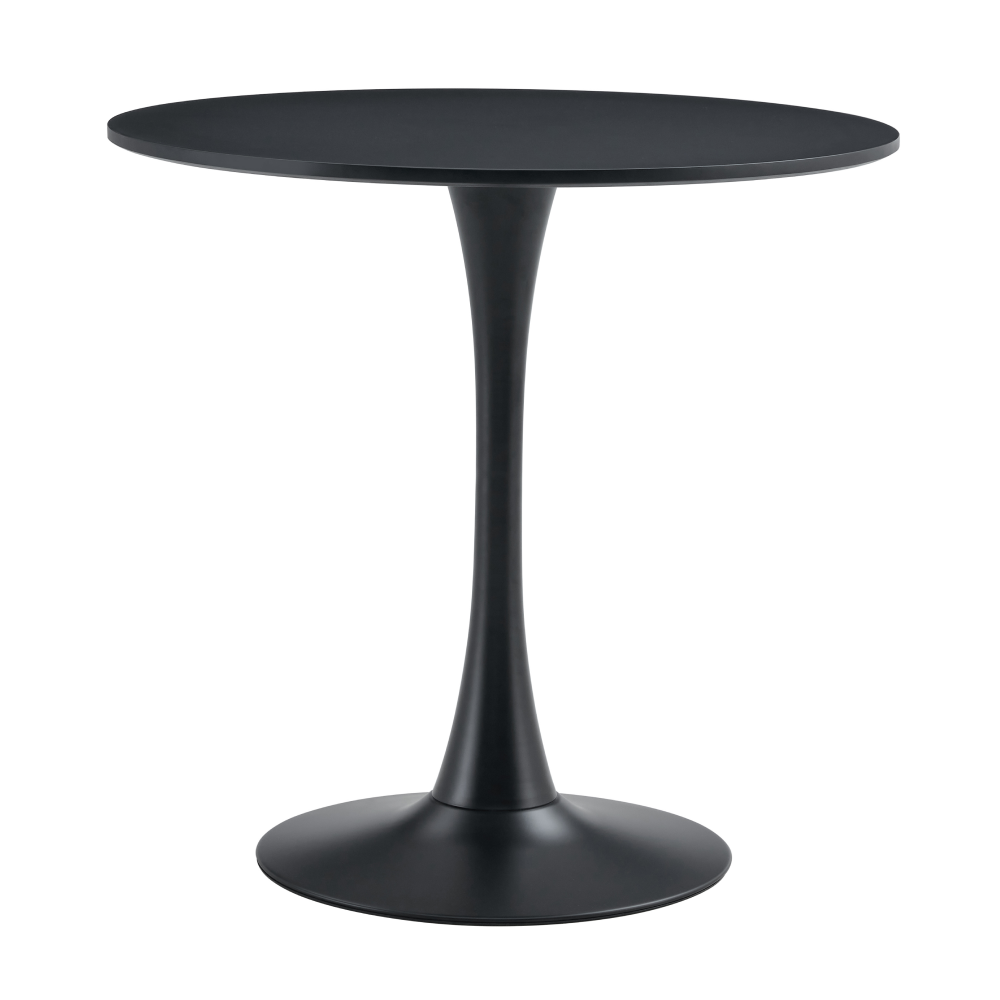 reventon-new-80-cierna-01 Étkezőasztal, fekete, átmérő 80 cm, REVENTON NEW - 1. kép