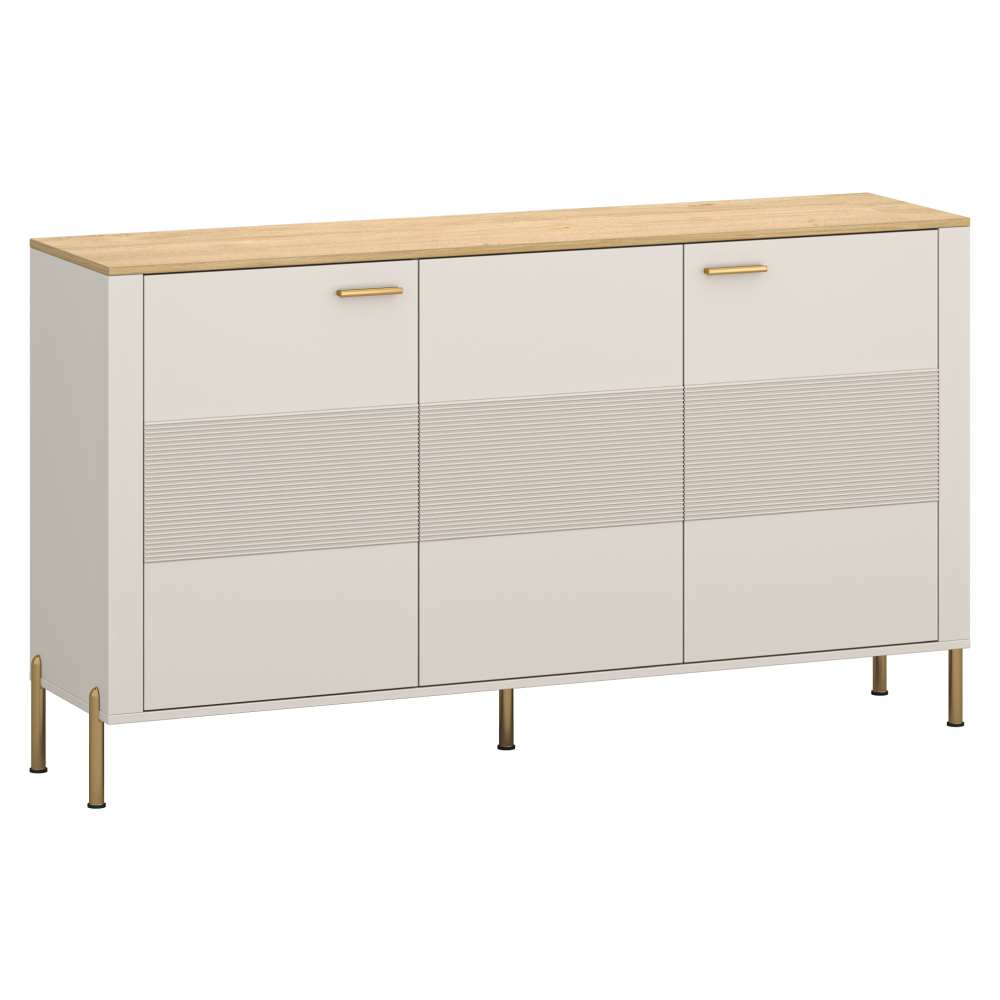 runol-kasmir-d-komoda-3d Komód, kasmír/kő tölgy, RUNOL 3D - 1. kép