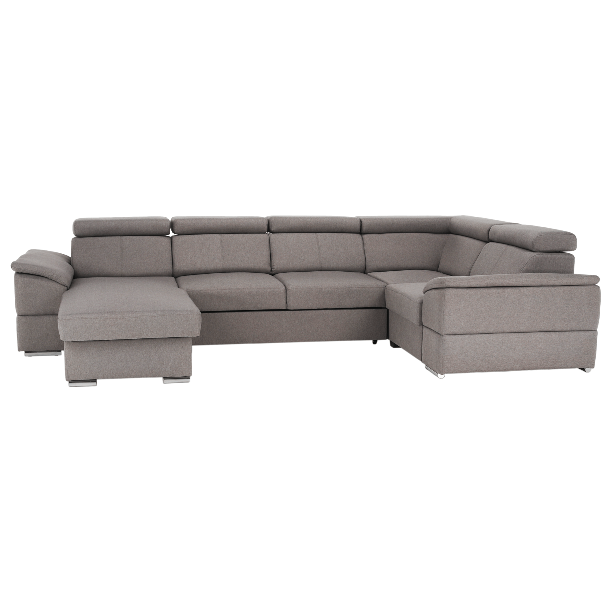segoria-lava-01 Ülőgarnitúra, szükésbarna Taupe, balos kivitel, SEGORIA ROH U - 1. kép