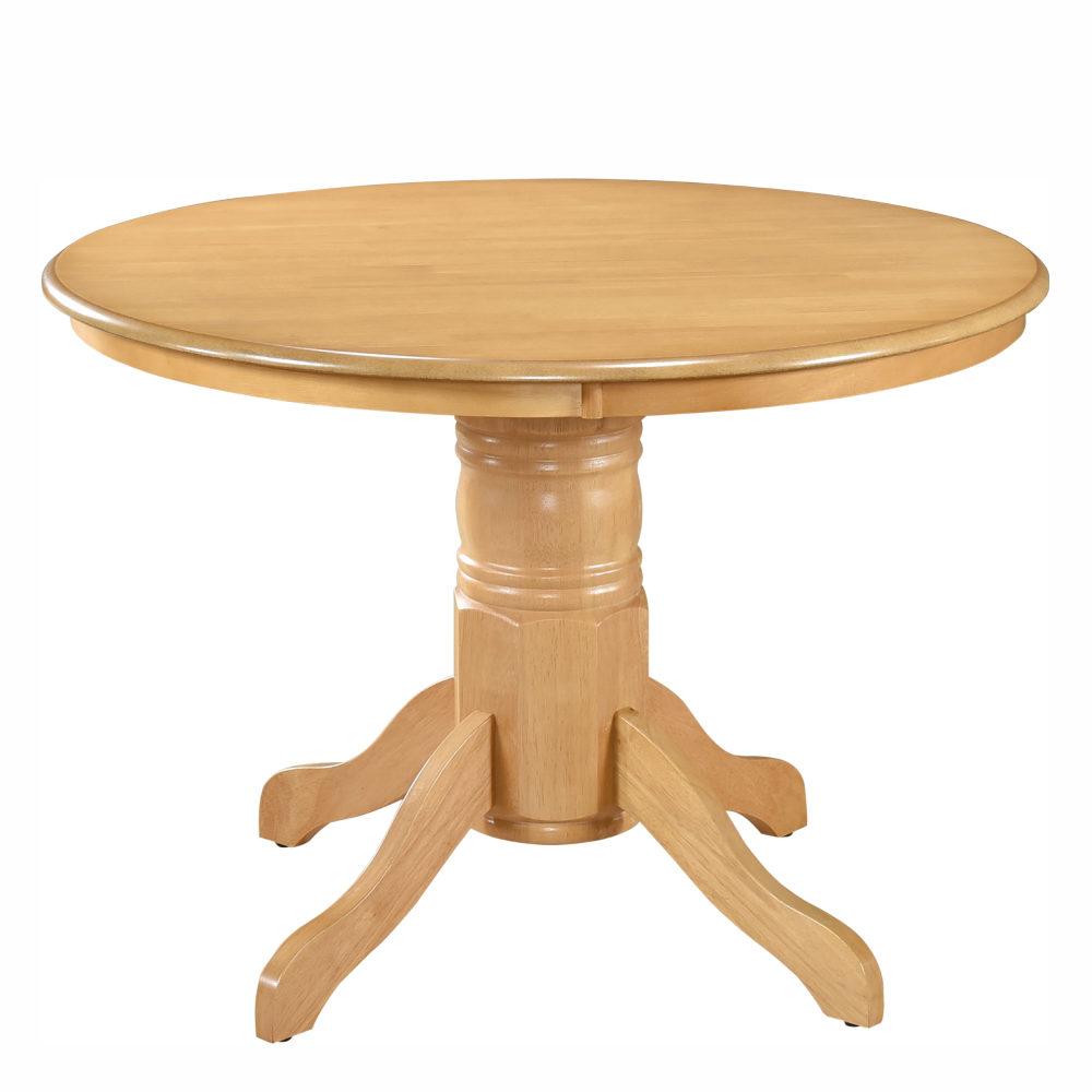 tablos-dub-svetly-stol-op-01-o Étkezőasztal, kerek, világos tölgy, átmérő 106 cm, TABLOS - 1. kép