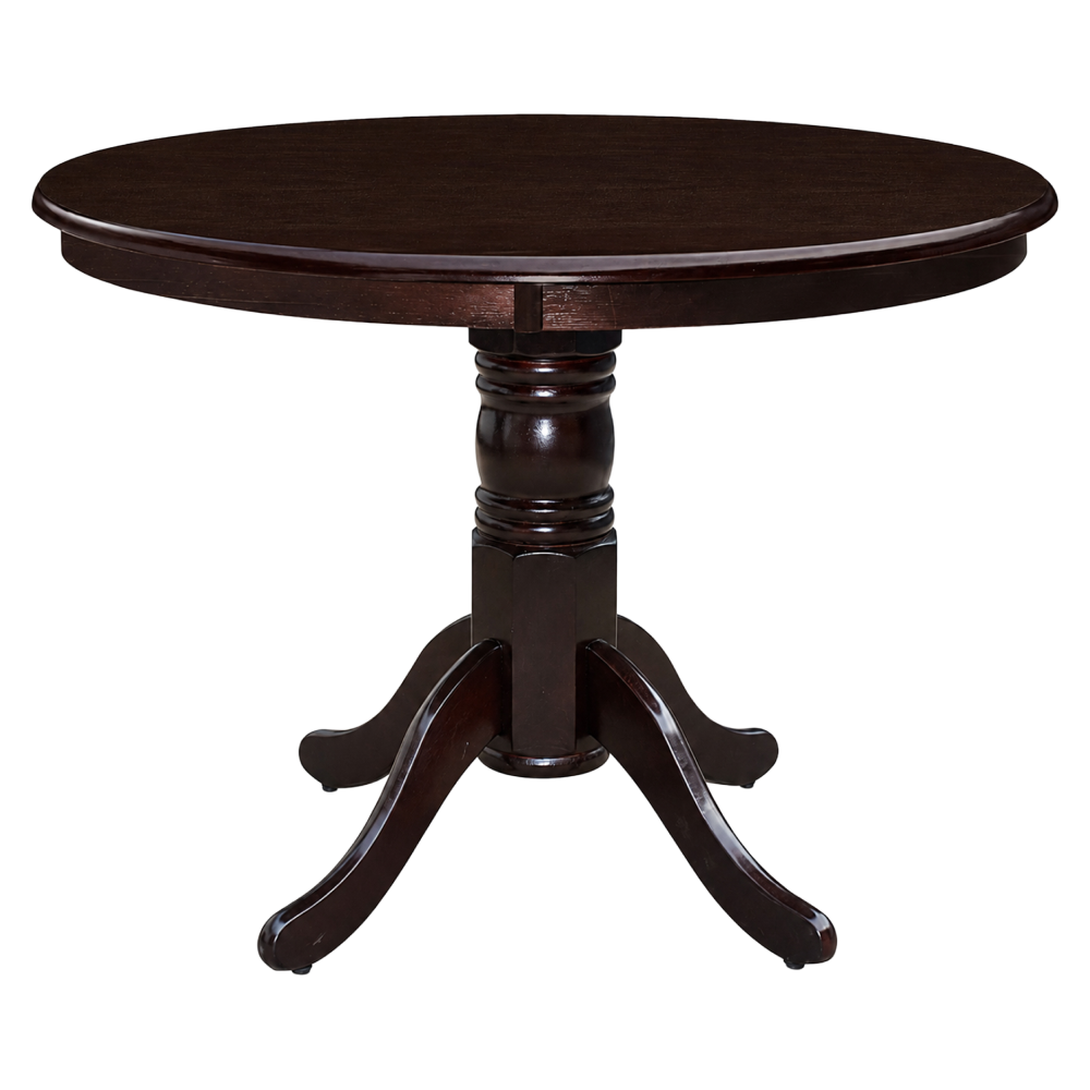 tablos-new-stol-dod-gastan-01 Étkezőasztal, kerek, gesztenye, átmérő 106 cm, TABLOS NEW - 1. kép