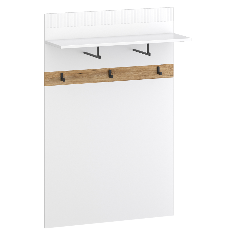 velis-biela-s-vesiak-80 Fogas panel 80, fehér/evoke tölgy, VELIS - 1. kép