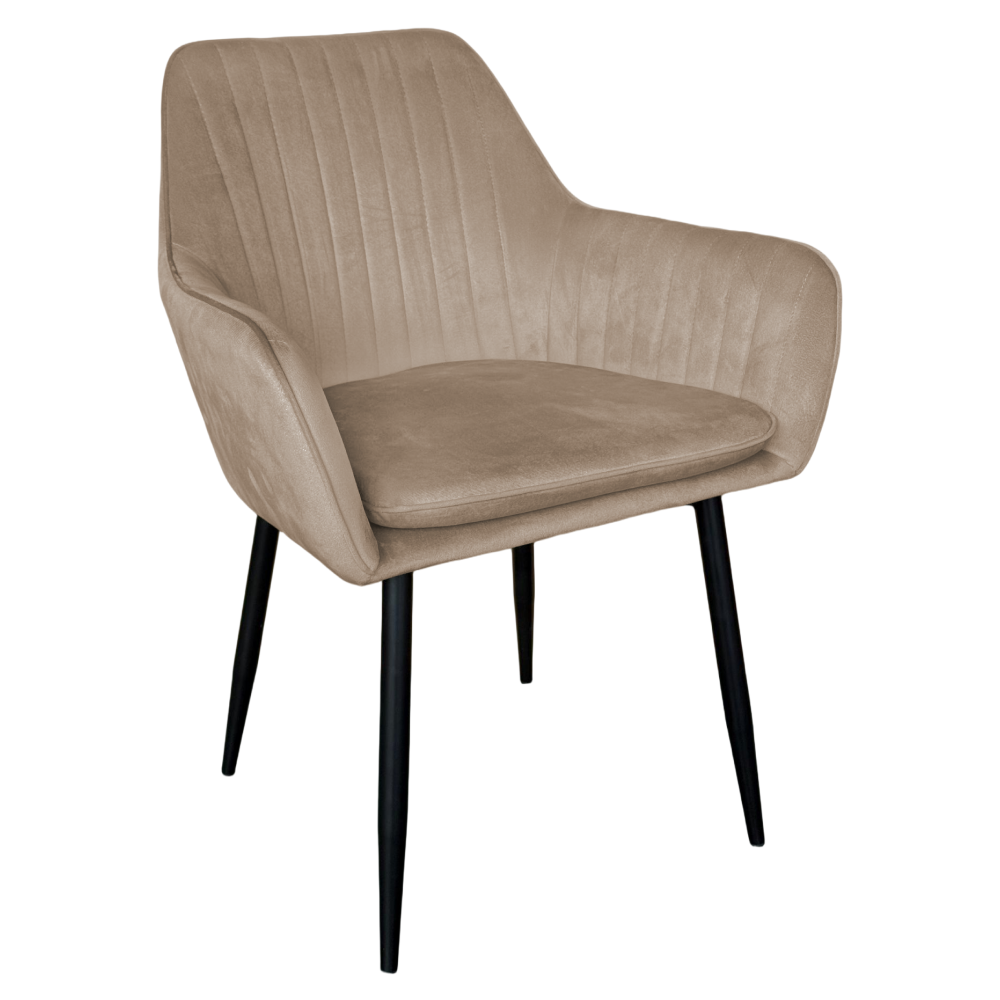 zirkon-new-taupe-n-dod-01 Dizájnos fotel, szürkésbarna Taupe Velvet anyag, ZIRKON NEW - 1. kép